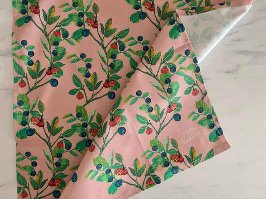Bilberry Tea Towel