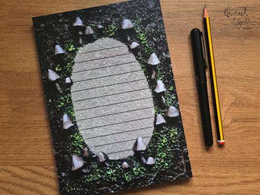 Fairy Mushroom Circle Notepad