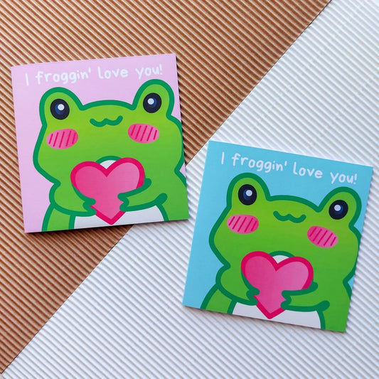 Froggin Love You Frog Card