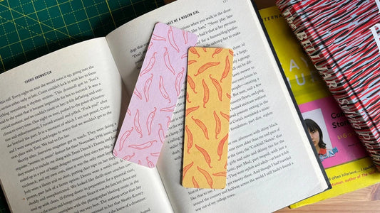 Handmade Chili Pepper Bookmark