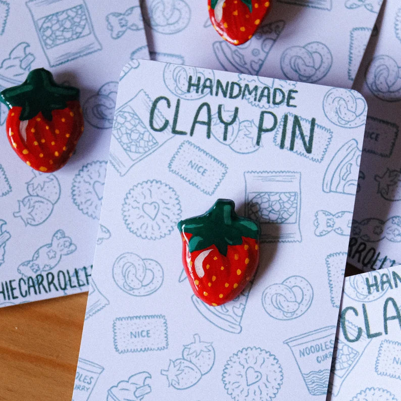 Handmade Clay Pins