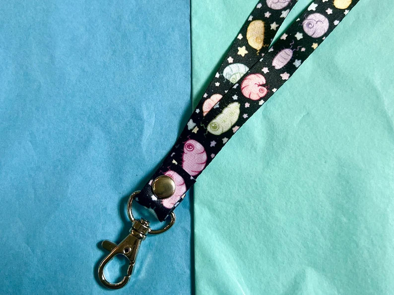 Rainbow Isopod Lanyard