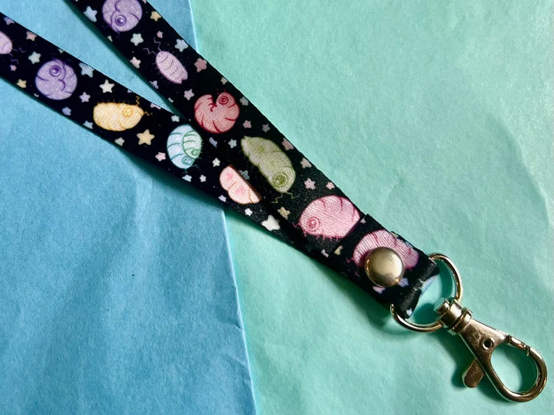 Rainbow Isopod Lanyard