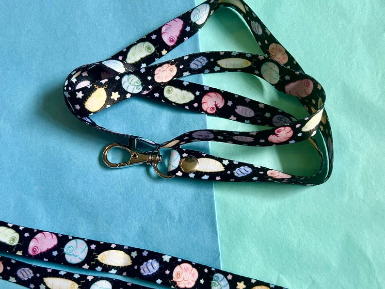 Rainbow Isopod Lanyard