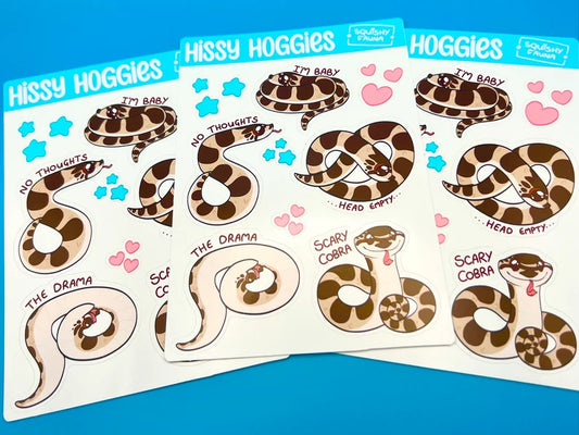 Hissy Hoggies Sticker Sheet
