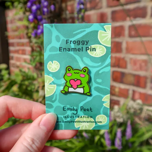 Froggy Enamel Pin
