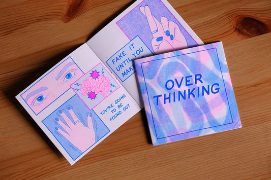 Overthinking Riso Printed ZIne