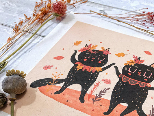 Autumn Days A5 print