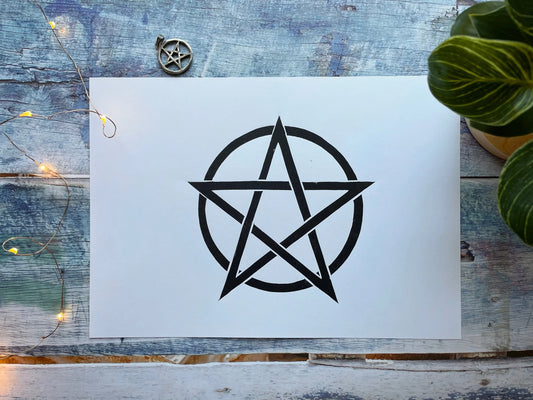 Pentagram A4 Print