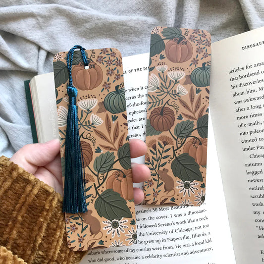 Pumpkins And Gourds Bookmark