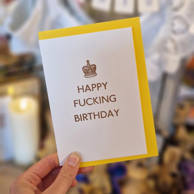 Happy Fucking Birthday Card