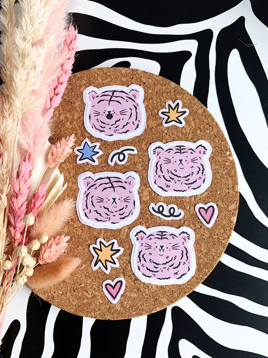 Pink Tiger Sticker Pack