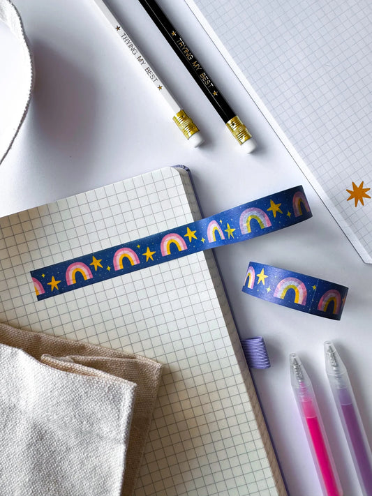 Rainbow and Stars Washi Tape