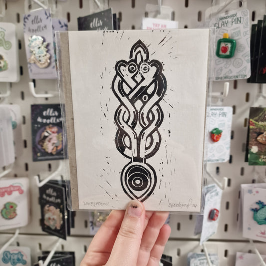 Lovespoons A6 Print