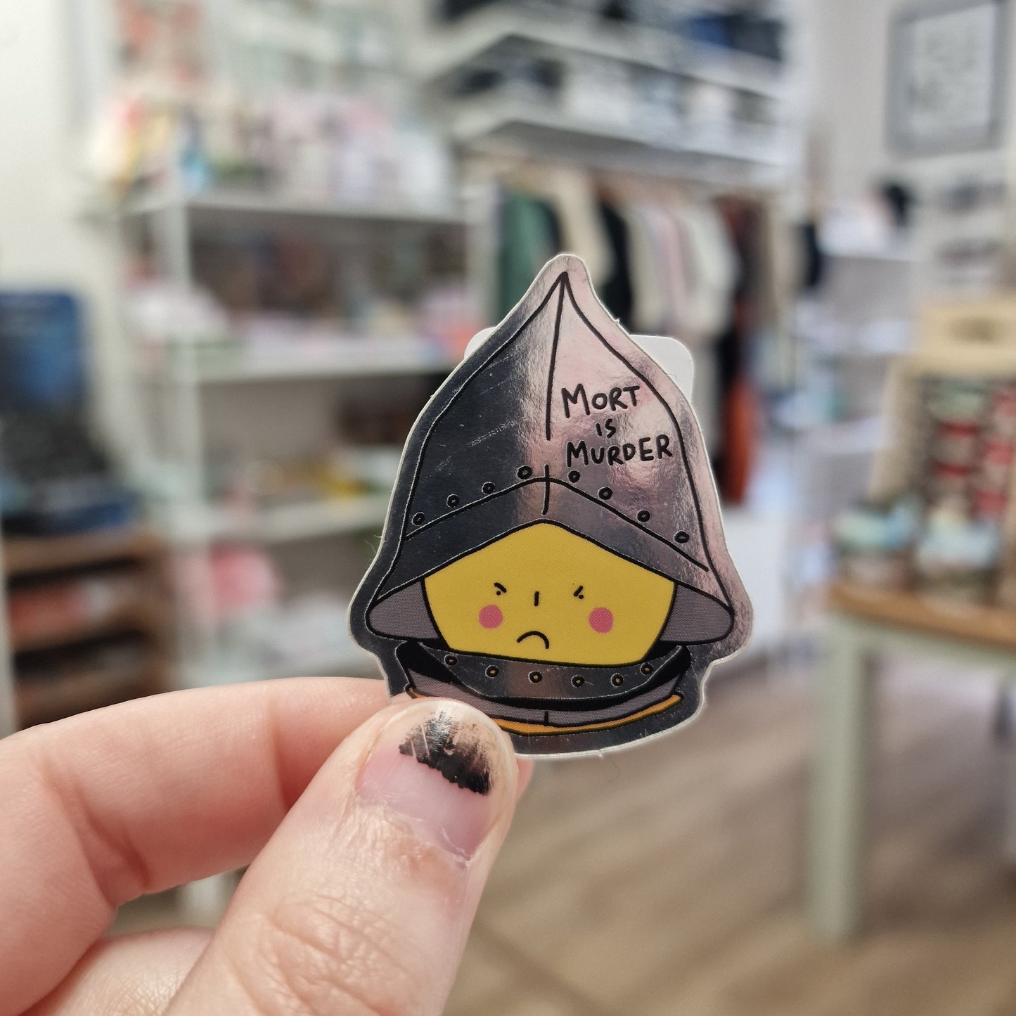 Mort is Murder Sticker