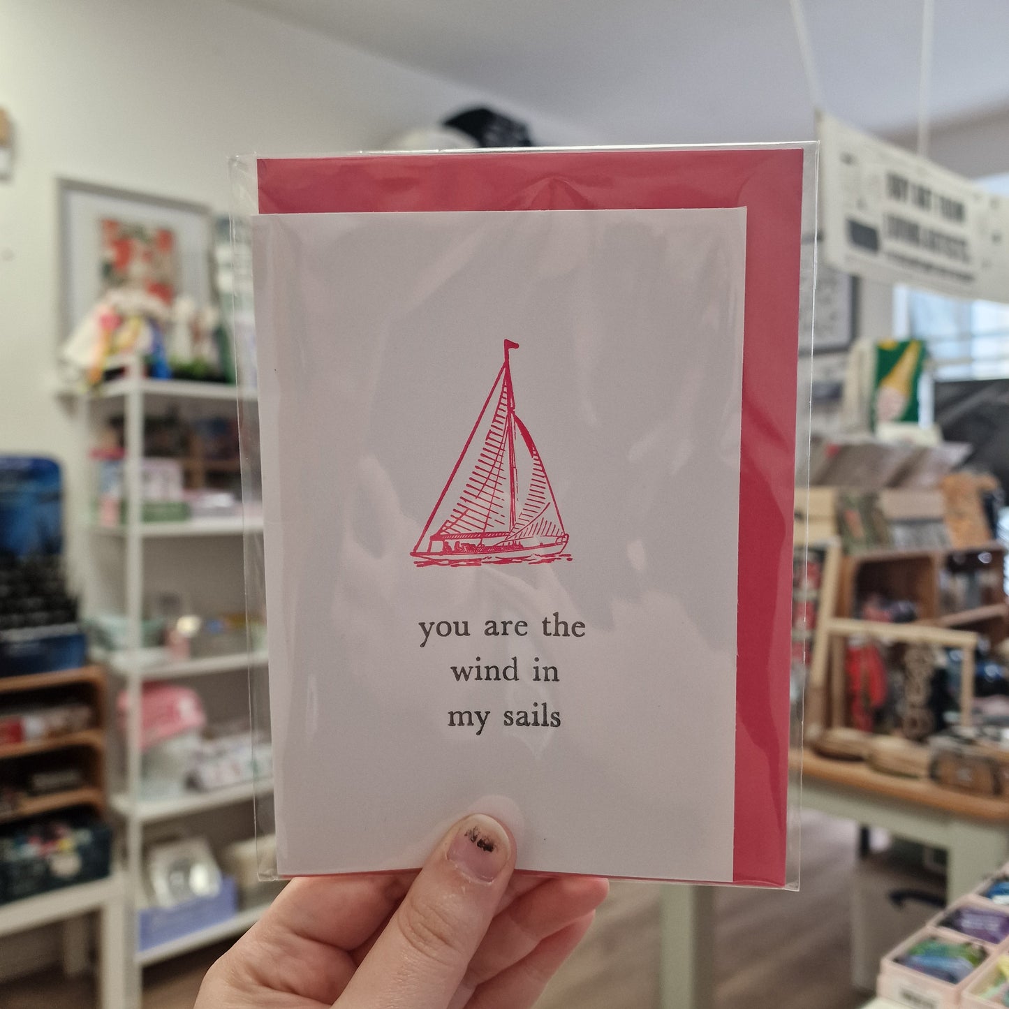 You Are The Wind In My Sails Card