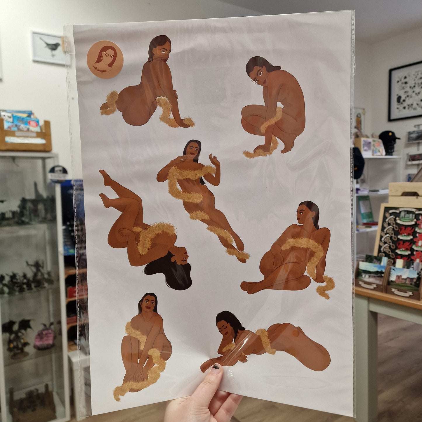 Adorned In Gold A3 Print