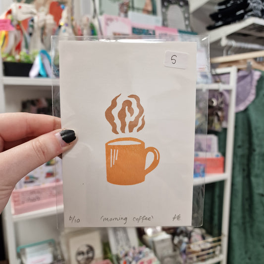 Morning Coffee A6 Print