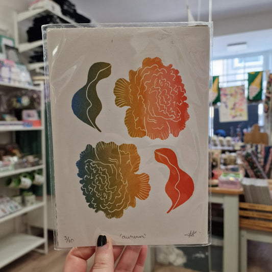 Autumn Flower A5 Print