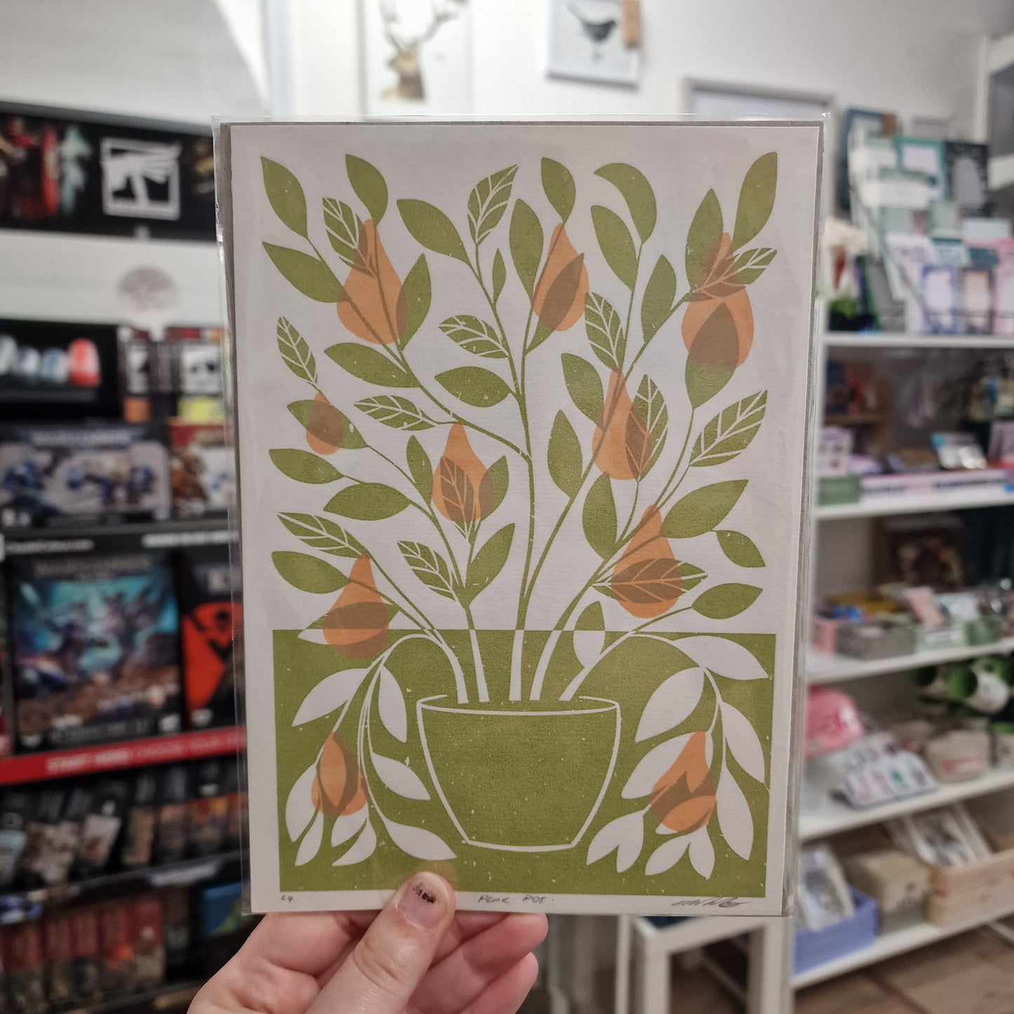 Pear Pot A5 Print