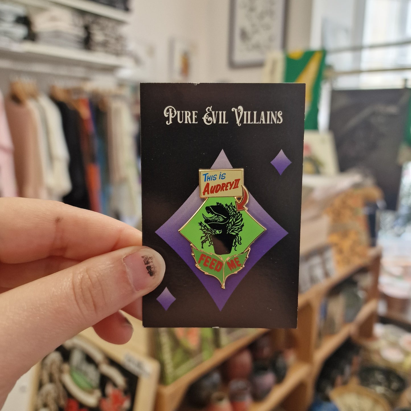 Audrey II Enamel Pin