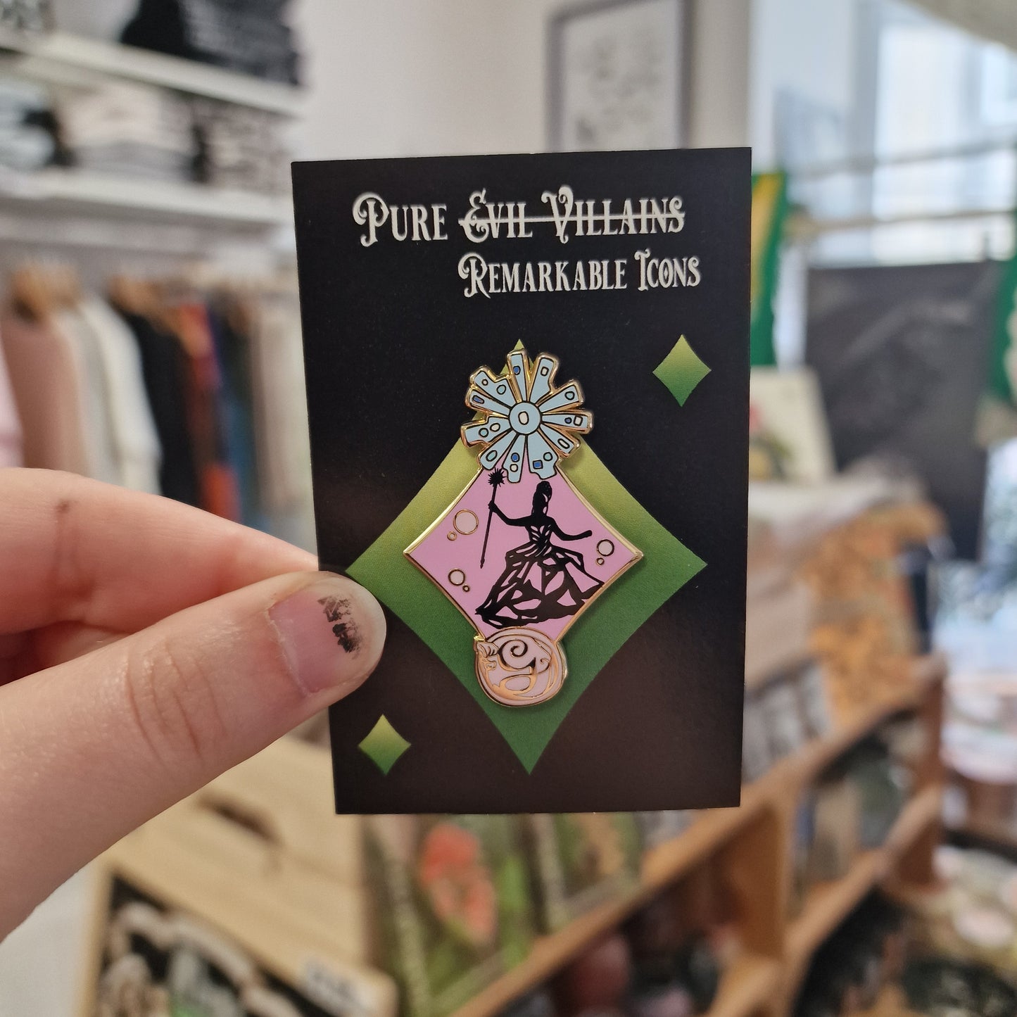 Glinda Enamel Pin