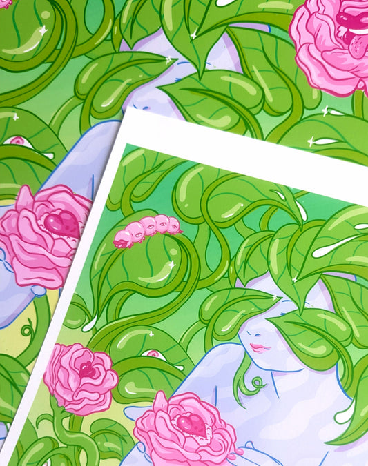 SECRET GARDEN A3 PRINT