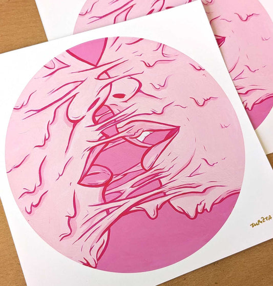 STICKY LOVE PRINT 12 X 12
