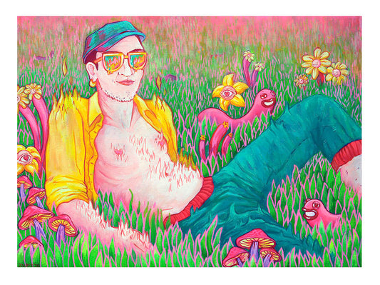WHERE THE GRASS IS GREENER A4 PRINT